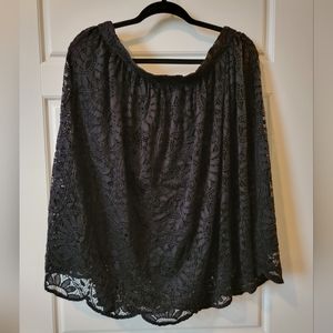 Xhilaration Lace Midi Skirt